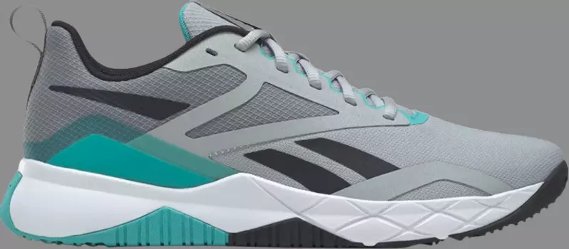 Кроссовки nfx 'grey classic teal' Reebok, серый