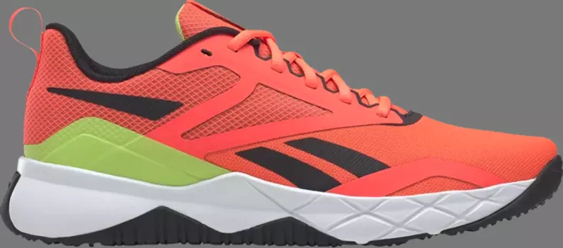Кроссовки nfx 'orange flare acid yellow' Reebok, апельсин