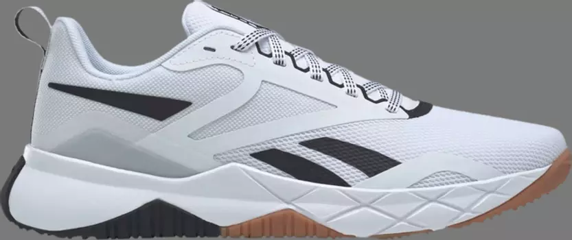 Кроссовки nfx 'white black gum' Reebok, белый
