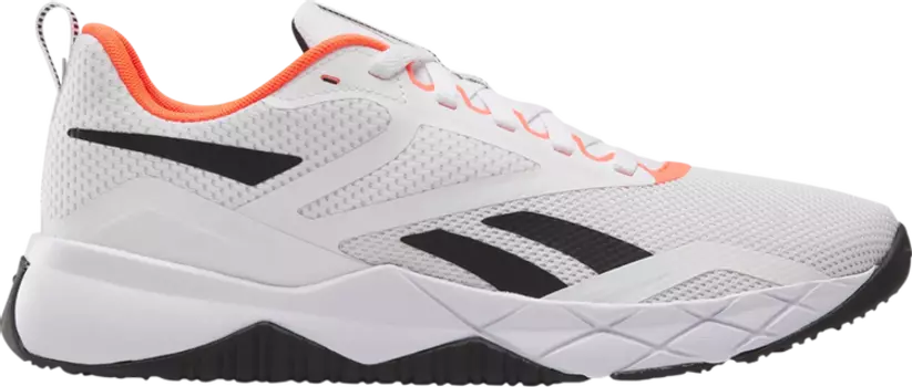 Кроссовки NFX 'White Black Orange Flare', белый
