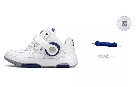 Кроссовки NICK.LI Skateboarding Shoes Unisex Low-top, белый