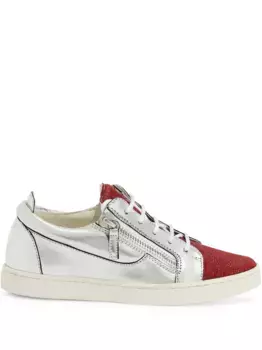 Кроссовки Nicki Giuseppe Zanotti, серебяный