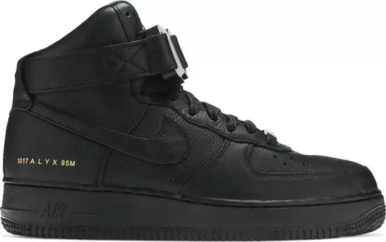 Кроссовки Nike 1017 ALYX 9SM x Air Force 1 High 'Triple Black', черный