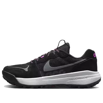 Кроссовки Nike ACG Lowcate 'Black Grey Hyper Violet' DM8019-002, черный