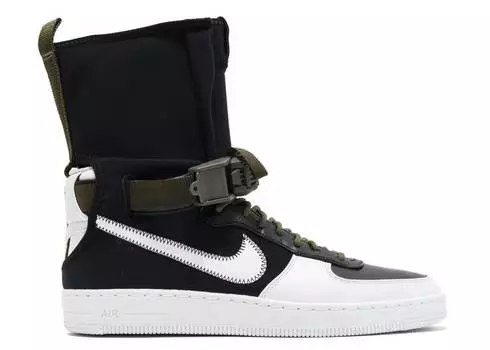 Кроссовки Nike ACRONYM X NIKELAB AIR FORCE DOWNTOWN 1 HI SP 'BLACK WHITE', черный