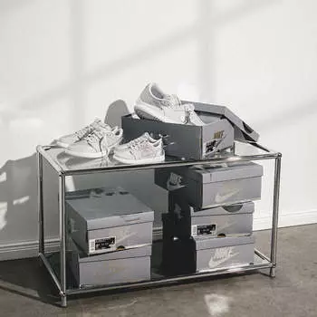 Кроссовки Nike Air 1 Low Og *Silver* Jordan, серый