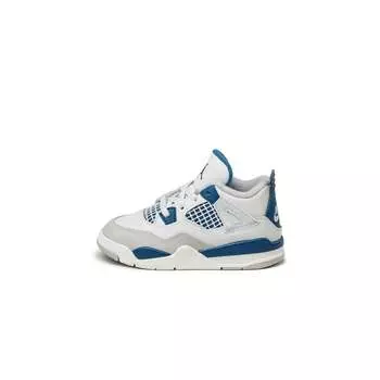 Кроссовки Nike Air 4 Retro *Military Blue* *Td* Jordan, бежевый
