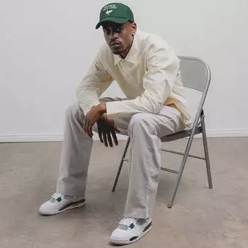 Кроссовки Nike Air 4 Retro *Oxidized Green* Jordan, белый