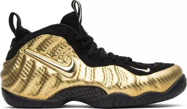 Кроссовки Nike Air Foamposite Pro 'Metallic Gold', золотой