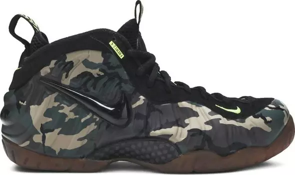 Кроссовки Nike Air Foamposite Pro Prm Le 'Green Camo', многоцветный