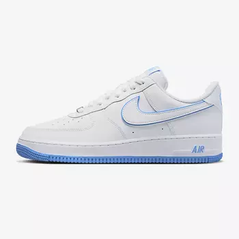 Кроссовки Nike Air Force 1 '07, белый/голубой