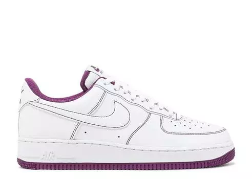 Кроссовки Nike AIR FORCE 1 '07 'CONTRAST STITCH - WHITE VIOTECH', белый