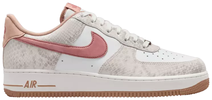 Кроссовки Nike Air Force 1 '07 LV8 'Snakeskin Pack - Canyon Rust', белый
