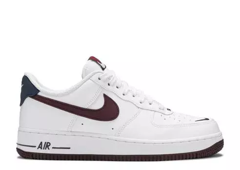 Кроссовки Nike AIR FORCE 1 '07 LV8 'WHITE NIGHT MAROON', белый