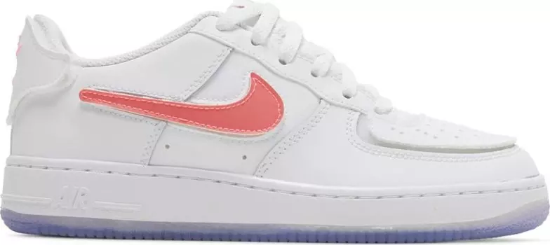 Кроссовки Nike Air Force 1/1 GS 'White Purple Pulse', белый