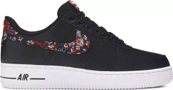 Кроссовки Nike Air Force 1 '07 'Floral', черный