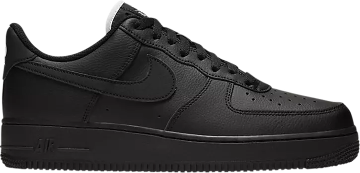 Кроссовки Nike Air Force 1 '07 'Triple Black', черный