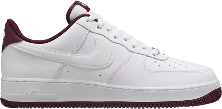 Кроссовки Nike Air Force 1 '07 'White Dark Beetroot', белый