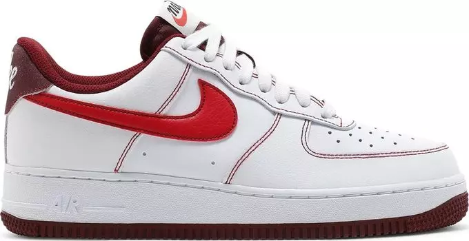 Кроссовки Nike Air Force 1 '07 'White University Red', белый