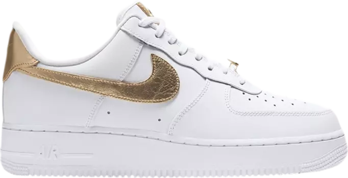 Кроссовки Nike Air Force 1 '07 LV8 'Gold Foil Swoosh', белый
