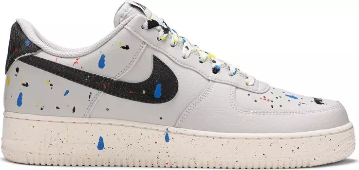 Кроссовки Nike Air Force 1 '07 LV8 'Paint Splatter - Light Bone', белый