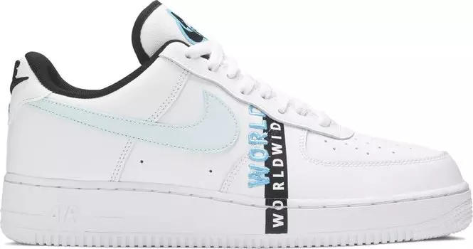 Кроссовки Nike Air Force 1 '07 LV8 'Worldwide Pack - Glacier Blue', белый