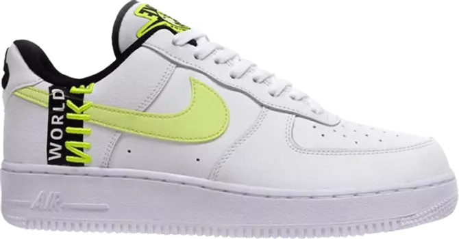 Кроссовки Nike Air Force 1 '07 LV8 'Worldwide Pack - Volt', белый