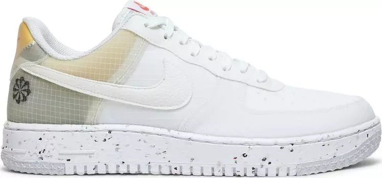 Кроссовки Nike Air Force 1 Crater 'Move To Zero - White Orange', белый