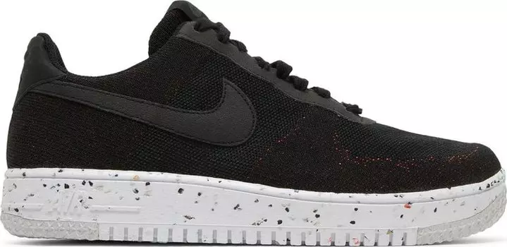 Кроссовки Nike Air Force 1 Crater Flyknit 'Black White', черный