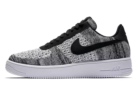 Кроссовки Nike Air Force 1 Flyknit 2 Black Pure Platinum