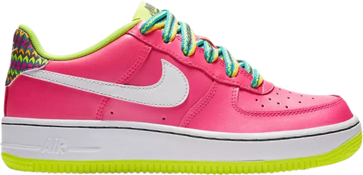 Кроссовки Nike Air Force 1 GS 'Pink Blast Volt', розовый