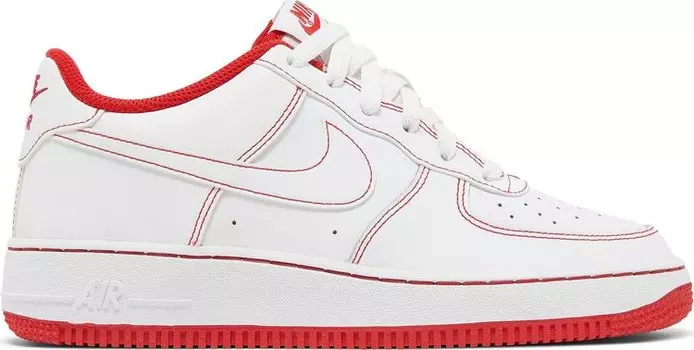 Кроссовки Nike Air Force 1 GS 'University Red', белый