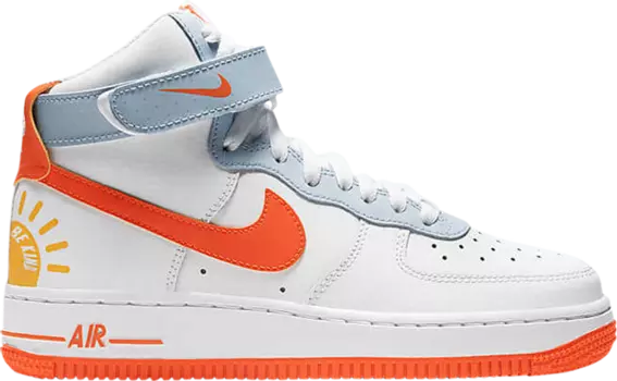 Кроссовки Nike Air Force 1 High GS 'Be Kind', белый