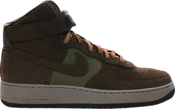 Кроссовки Nike Air Force 1 High Premium 'Bobbito', зеленый