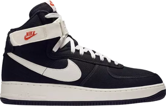 Кроссовки Nike Air Force 1 High Retro 'Black Canvas', черный