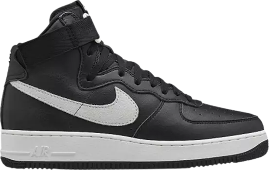 Кроссовки Nike Air Force 1 High Retro QS 'Black White', черный