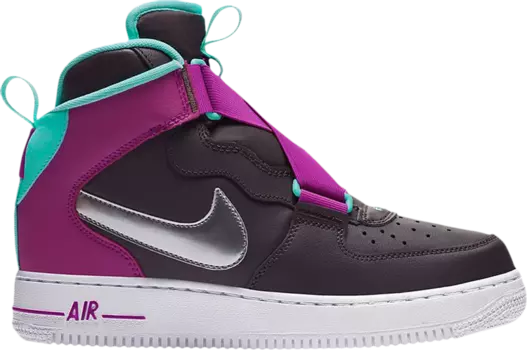 Кроссовки Nike Air Force 1 Highness GS 'Thunder Grey Hyper Violet', серый