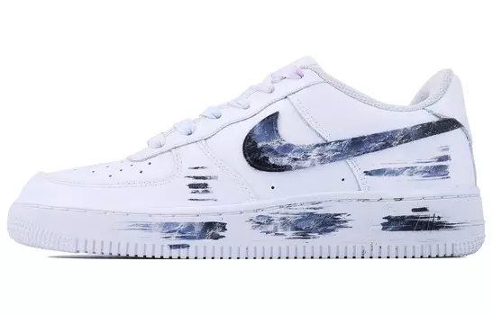 Кроссовки Nike Air Force 1 Kids' Skateboarding Shoes Grade School, белый