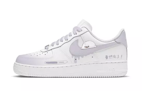 Кроссовки Nike Air Force 1 Kids' Skateboarding Shoes Grade School, белый