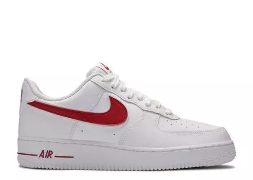 Кроссовки Nike AIR FORCE 1 LOW '07 3 'GYM RED', белый