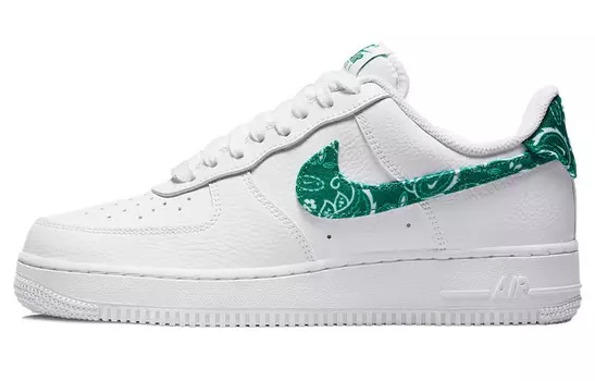 Кроссовки Nike Air Force 1 Low '07 Essential White Green Paisley (женские)