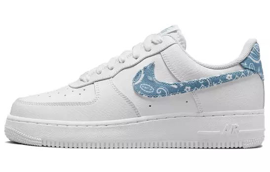 Кроссовки Nike Air Force 1 Low '07 Essential White Worn Blue Paisley (женские)