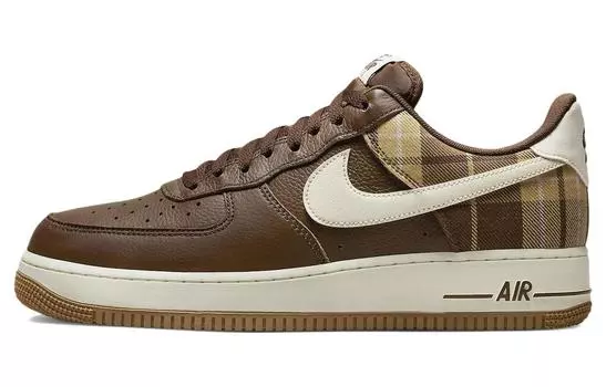Кроссовки Nike Air Force 1 Low '07 LX Cacao Wow Brown Plaid