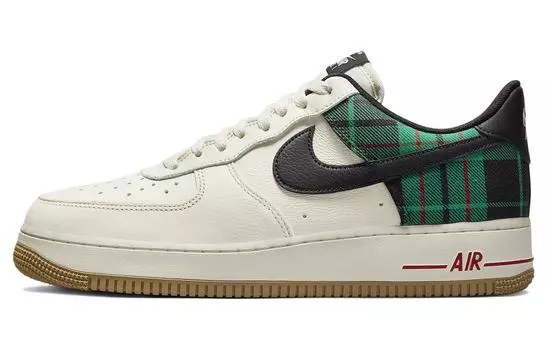 Кроссовки Nike Air Force 1 Low '07 LX Plaid Pale Ivory Stadium Green