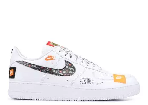 Кроссовки Nike AIR FORCE 1 LOW '07 PRM 'JUST DO IT', белый