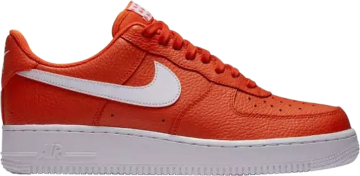 Кроссовки Nike Air Force 1 Low '07 'Team Orange', оранжевый