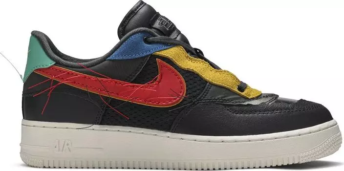 Кроссовки Nike Air Force 1 Low 'Black History Month', черный