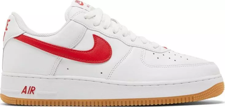 Кроссовки Nike Air Force 1 Low, белый, красный