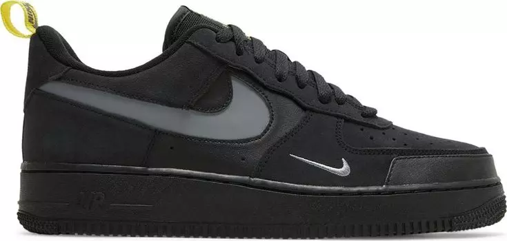Кроссовки Nike Air Force 1 Low 'Cut Out Swoosh - Black', черный