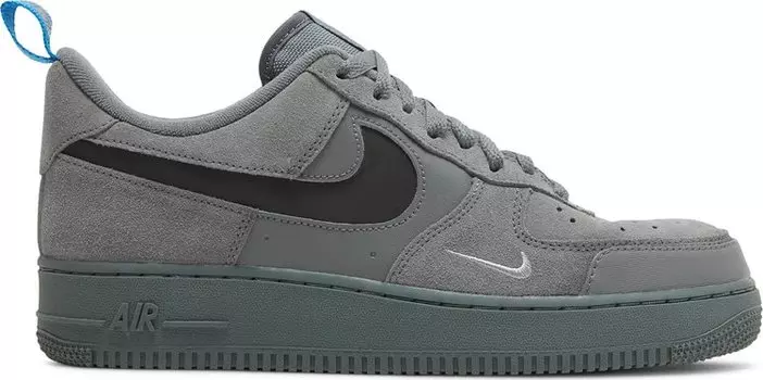 Кроссовки Nike Air Force 1 Low 'Cut Out Swoosh - Grey', серый